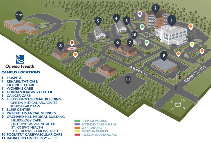 2019 Campus Map - Oneida Health